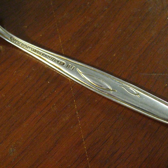 🥄 Rogers Cutlery Whispering Leaves Teaspoon - Picture 6 of 9